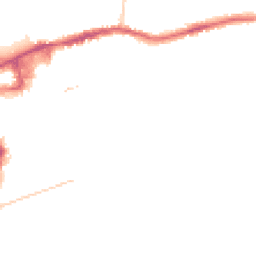 Night-time road noise heatmap for SM2 5DX