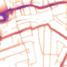 Daytime road noise heatmap for SM2 5EA