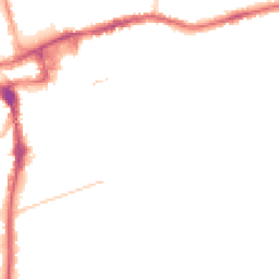 Night-time road noise heatmap for SM2 5EE