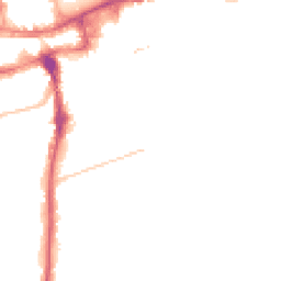 Night-time road noise heatmap for SM2 5ES