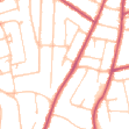 Daytime road noise heatmap for SM2 5HZ