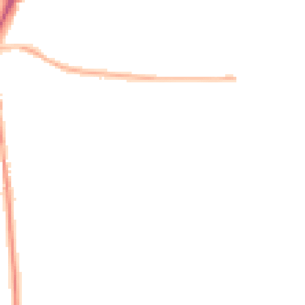 Night-time road noise heatmap for SM2 5LQ