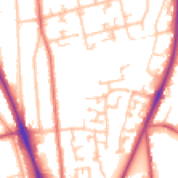 Daytime road noise heatmap for SM2 5ND