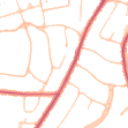 Daytime road noise heatmap for SM2 5SB