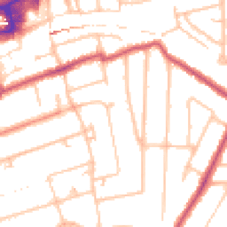 Daytime road noise heatmap for SM2 5TA