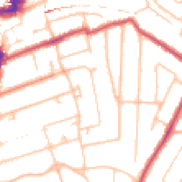 Daytime road noise heatmap for SM2 5TF