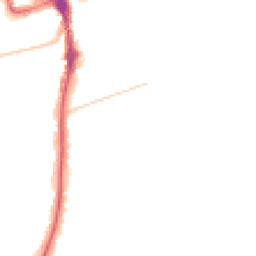 Night-time road noise heatmap for SM2 5TJ