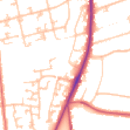Daytime road noise heatmap for SM2 6AR