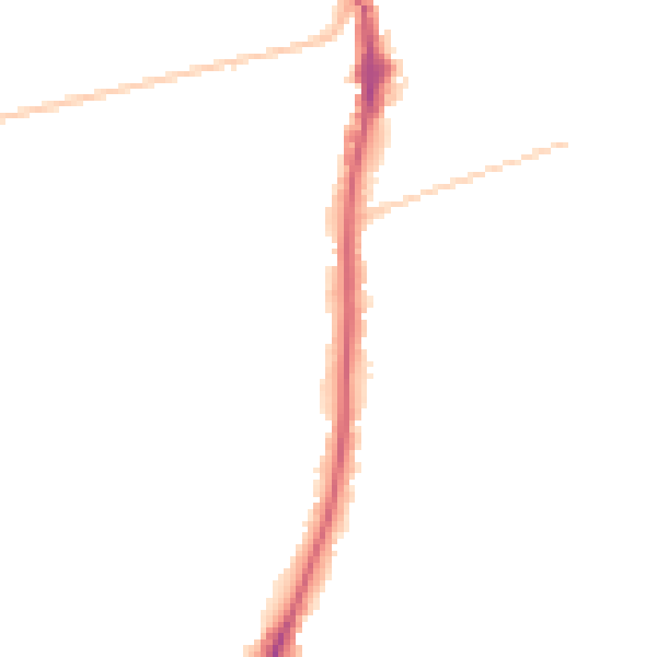 Night-time road noise heatmap for SM2 6BB