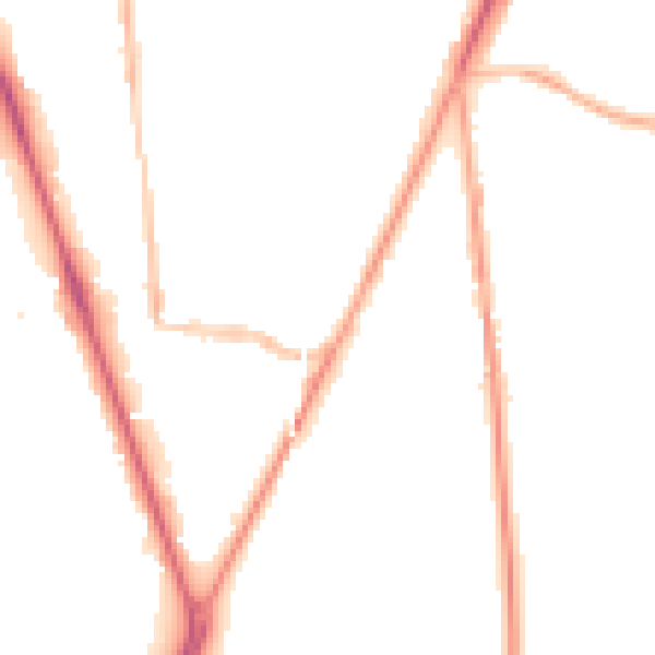 Night-time road noise heatmap for SM2 6BW