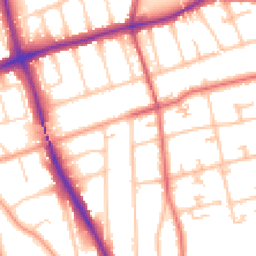 Daytime road noise heatmap for SM2 6DR
