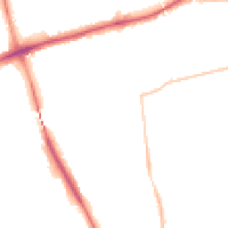 Night-time road noise heatmap for SM2 6DR