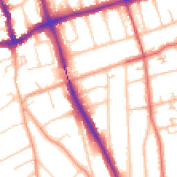 Daytime road noise heatmap for SM2 6ET