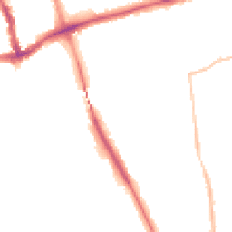 Night-time road noise heatmap for SM2 6ET