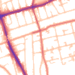 Daytime road noise heatmap for SM2 6HP