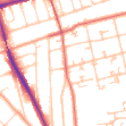Daytime road noise heatmap for SM2 6QD