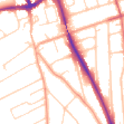 Daytime road noise heatmap for SM2 7AD