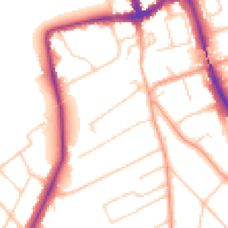 Daytime road noise heatmap for SM2 7BL