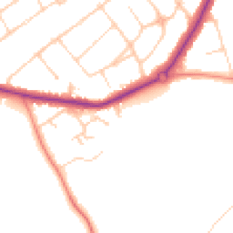 Daytime road noise heatmap for SM2 7LH