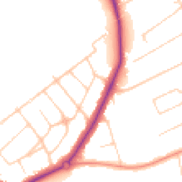 Daytime road noise heatmap for SM2 7LT