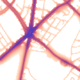 Daytime road noise heatmap for SM5 1AF