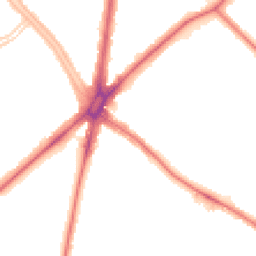 Night-time road noise heatmap for SM5 1AF