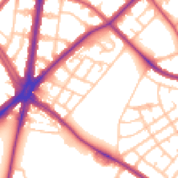 Daytime road noise heatmap for SM5 1AR