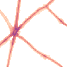 Night-time road noise heatmap for SM5 1AU