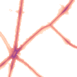 Night-time road noise heatmap for SM5 1BL