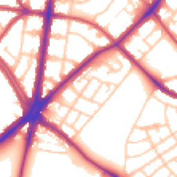 Daytime road noise heatmap for SM5 1BS