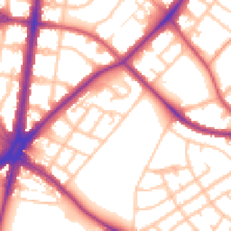 Daytime road noise heatmap for SM5 1BX