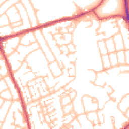 Daytime road noise heatmap for SM5 1DG