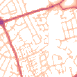 Daytime road noise heatmap for SM5 1DN