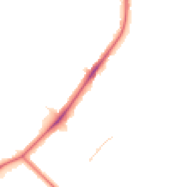 Night-time road noise heatmap for SM5 1EH