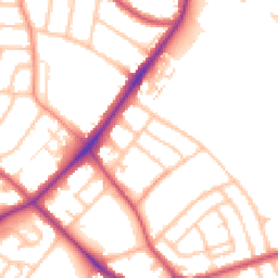 Daytime road noise heatmap for SM5 1EJ