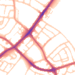 Daytime road noise heatmap for SM5 1EN