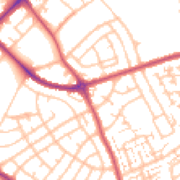 Daytime road noise heatmap for SM5 1JG
