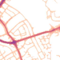 Daytime road noise heatmap for SM5 1LF