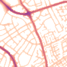 Daytime road noise heatmap for SM5 1RU
