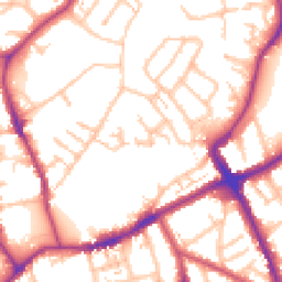 Daytime road noise heatmap for SM5 2AE