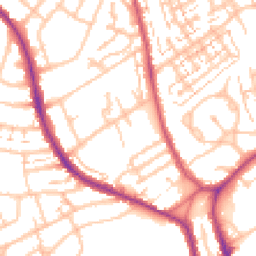 Daytime road noise heatmap for SM5 2AR
