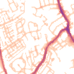 Daytime road noise heatmap for SM5 2BB
