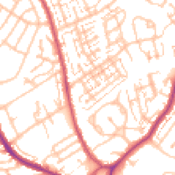 Daytime road noise heatmap for SM5 2BP
