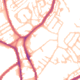 Daytime road noise heatmap for SM5 2JL