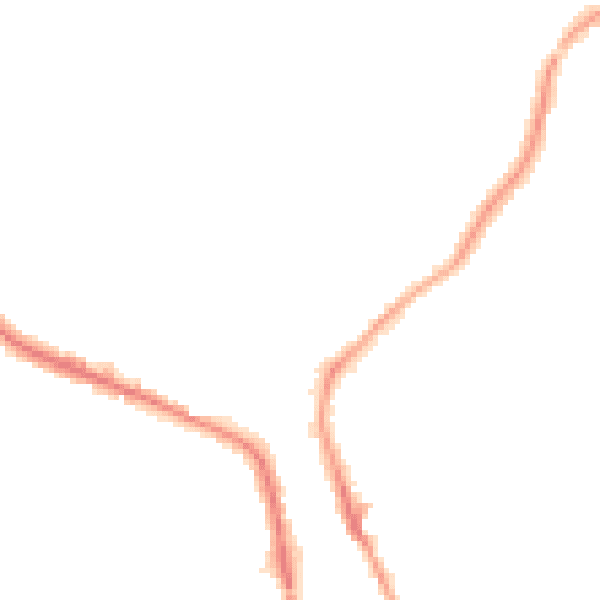 Night-time road noise heatmap for SM5 2LQ