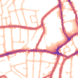 Daytime road noise heatmap for SM5 2PQ