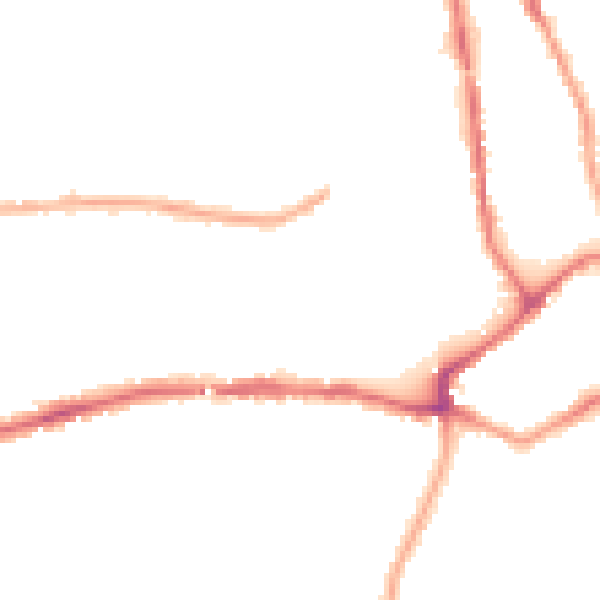 Night-time road noise heatmap for SM5 2PQ