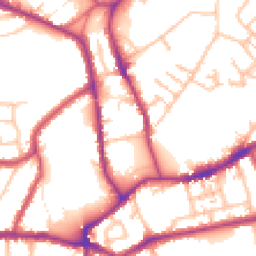 Daytime road noise heatmap for SM5 2PZ