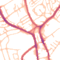 Daytime road noise heatmap for SM5 2QT