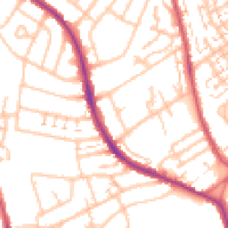Daytime road noise heatmap for SM5 2SH